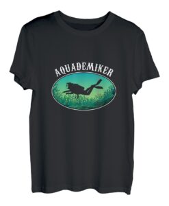 Aquademiker Taucher Tauchen Tauch Scuba Diving Geschenk T-Shirt