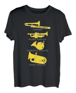 Arten von Posaunen, Posaunisten Geschenk, lustiges Posaunen T-Shirt