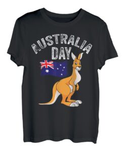 Australien Day Shirt Lustiges australisches Känguru Vintage T-Shirt