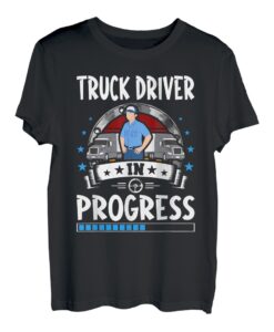 Auszubildender Student für Lkw-Fahrer in Bearbeitung T-Shirt