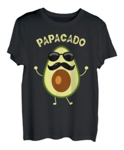 Avocado Lustige Papacado Papa Halloween-Paare Kostüm Vater T-Shirt