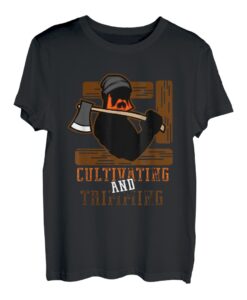 Axe Man T-Shirt, Holz, Schneiden T-Shirt
