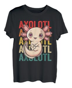 Axolotl Shirt für Jungen und Mädchen - Vintage Axolotls Kinder Erwachsene T-Shirt
