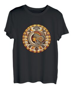 Azteken-Kunstschatz goldene Stadt Orinoco Fluss Angeln Suche T-Shirt