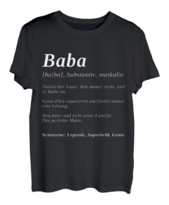Baba Definition Türkischer Papa Türkei Vater T-Shirt