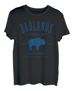 Badlands South Dakota Bison-Design T-Shirt