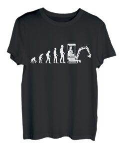 Baggerführer Evolution Bagger Baggerfahrer - Herren T-Shirt