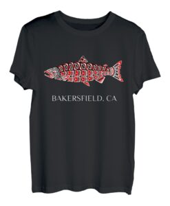 Bakersfield CA Indianer Coho Lachsangler T-Shirt