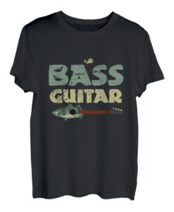 Barsch-Angel-Barsch-Gitarre, lustige Herren-Angeln, für Angler T-Shirt