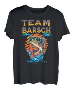 Barsch Angeln Team Fische Geschenk für Angler T-Shirt