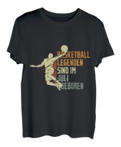 Basketball Legenden sind im Juli geboren Jungs Geburtstag T-Shirt