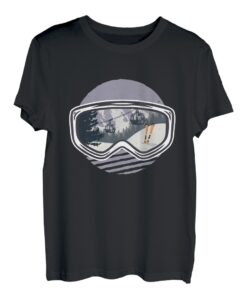 Berge Schneebrille Snowboard Winter Skifahren Sportler Ski T-Shirt