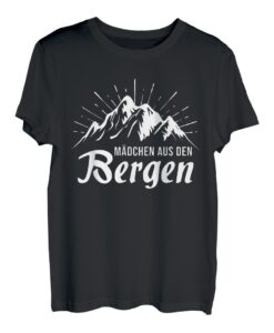 Berge Wandern Mädchen aus den Bergen T-Shirt