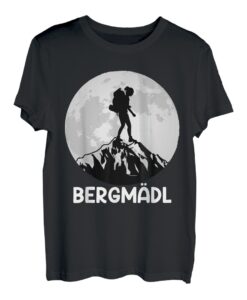 Bergfan Bergmädl Bergsteiger Wanderer klettern Frauen T-Shirt