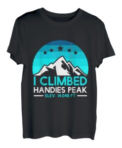 Bergfan Colorado Handies Peak Bergesteiger Kletterer T-Shirt