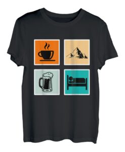 Bergfan Kaffeelover Bierfan Summit Wanderer Summit T-Shirt