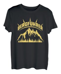 Bergführer Wanderer und Bergsteiger klettern Wandern T-Shirt