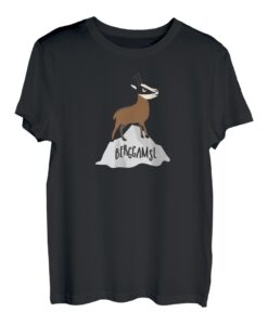 Berggamsl lustige für Bergsteiger Gams Gemse T-Shirt