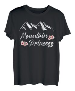 Bergprinzessin Bergsteiger Wandern Bergfan Berge Frauen T-Shirt