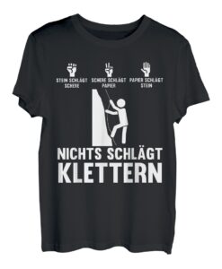 Bergsteigen Bouldern Klettern Kletterer T-Shirt