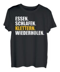 Bergsteigen Bouldern Klettern Kletterer T-Shirt
