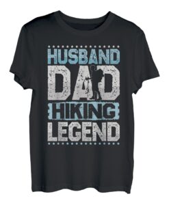 Bergsteigen Ehemann Dad Wandern Legende Wandern Herren T-Shirt