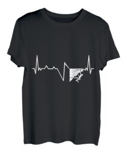 Bergsteigen Herzschlag Bouldern Klettern Kletterer T-Shirt
