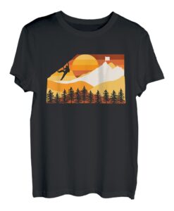Bergsteigen Rock Face Bergsteigen Sport Kletterer T-Shirt