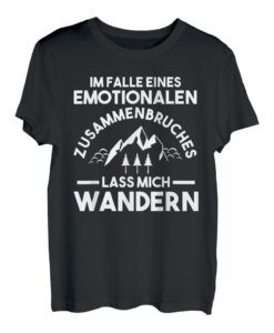 Bergsteiger Wald Bergwandern Wanderer Wandern T-Shirt