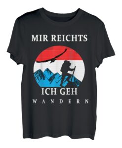 Bergsteiger Wander Wanderer Hapfox T-Shirt