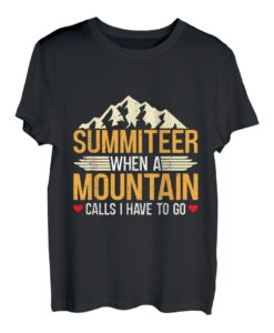 Bergsteiger Wenn Berg ruft muss ich gehen Wanderer T-Shirt