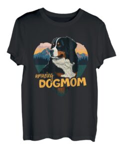 Bernersennenhund mit Herzdekoration - Amazing Dogmom T-Shirt
