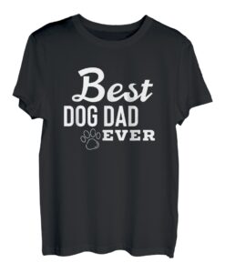 Best Dog Dad ever Bester Hundepapa Fun Shirt Geschenk Hund T-Shirt