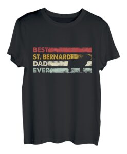 Best Dog Dad Ever - Father St. Bernhardiner T-Shirt