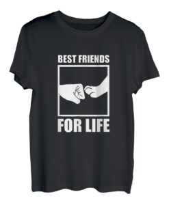 Best friends for life - Hund / Katze Pfote T-Shirt