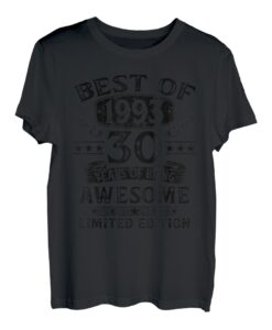Best Of 1993 30. Geburtstag Mann Vintage 50 Jahre Geschenke T-Shirt