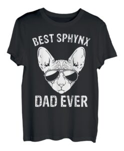 Beste Sphynx-Katze Papa Haarlose Katze Vater Männer T-Shirt