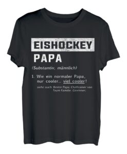 Bester Eishockey Papa Vater Eishockey Definition Vatertag T-Shirt