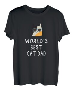 Bester Katzenpapa - World's Best Cat Dad - Lustiges Katzen T-Shirt