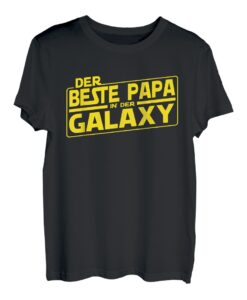 Bester Papa der Galaxy Daddy Dad Vater Papi Vatertag Vati T-Shirt