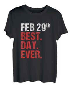 Bester Tag Schalttag 29. Februar Schaltjahr 2020 Geschenk T-Shirt