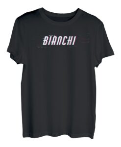 Bianchi Namensschild Glitch Art, Bianchi Vaporwave 80er 90er Jahre T-Shirt