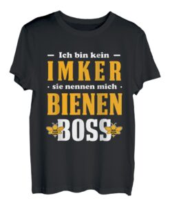 Bienen Boss Imker Imkerin Biene Honigbiene Hummel Geschenk T-Shirt