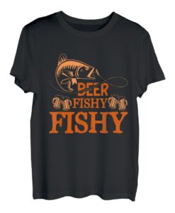Bier fischig Fischig Lustiges Angeln Meme Cool Fisch Bier Liebhaber T-Shirt
