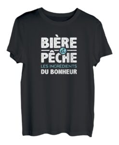 Bier und Angeln - Geschenk für Humor, Fischer Geburtstag T-Shirt