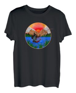 Big Foot Angeln T-Shirt