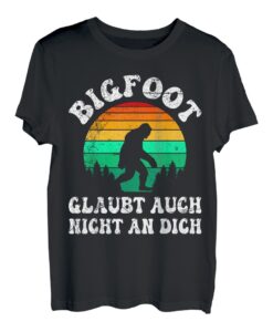 Bigfoot Wanderer und lustige Bergsteiger Naturburschen T-Shirt