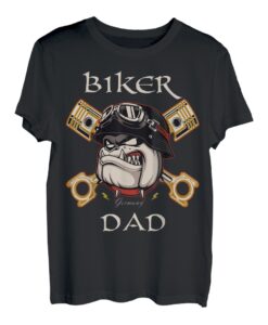 Biker Dad Deko Motiv für Motorradfahrer Vater Motorrad T-Shirt