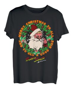 BIKER SANTA FROHE WEIHNACHTEN AN ALLE UND AN ALLE EINE GUTE FAHRT T-Shirt