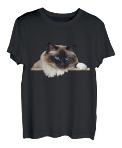 Birma T-Shirt für Katzen, Porträt T-Shirt